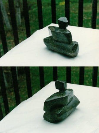 Sold: Seated Figure 
Brazilian Soapstone 
 ~ 9" x 6"