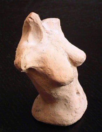 Private Collection: Nude Torso: Red Clay Heavy Grog ~ 6" x 3"