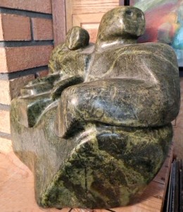 Private Collection: 
Mother & Child  
Brazilian Soapstone 
~ 18" x 18"