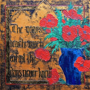 Sold: Red Poppy ~ 3' x 3'