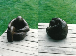 Gifted: Seated Figure 
Cement Fondue 
~ 8" x 7"