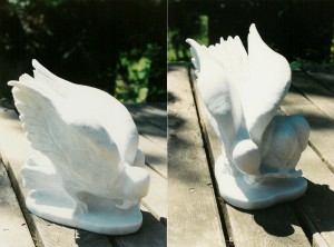 Sold: Doves
Carrara Marble 
~ 9" x 7"