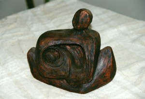 Sold: Mother & Child 
Red Clay ~ 7" x 9"