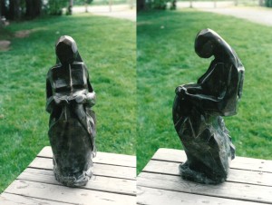 Gifted: Pregnant Figure: 
Brazilian Soapstone 
~ 18" x 6"